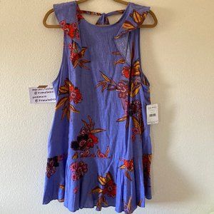 free people - “bluebell” floral tunic dress